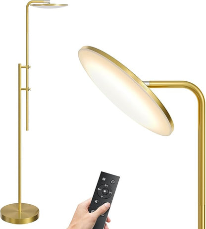 💡 Adjustable Standing Floor Lamp with 350° Rotation 🌟 | Modern Torchiere Lamp for Living Room & Office 🏡 | Dimmable & Stylish Lighting 🌙