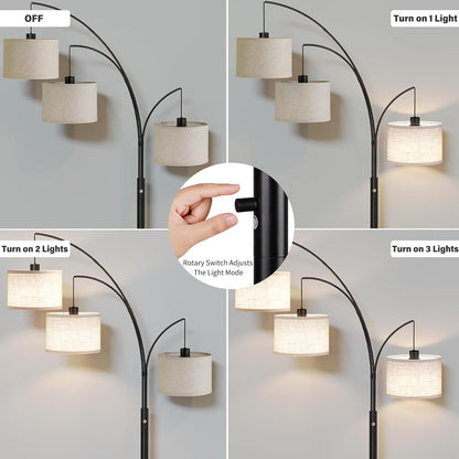 ✨ Standing & Hanging Modern Floor Lamp 🌿 | Mid-Century Style for Bedroom & Living Room 🏡 | Adjustable Height & Soft, Cozy Lighting 🌙