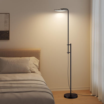 💡 Adjustable Standing Floor Lamp with 350° Rotation 🌟 | Modern Torchiere Lamp for Living Room & Office 🏡 | Dimmable & Stylish Lighting 🌙