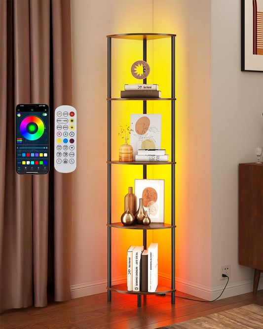 🌿 Industrial Style Bookshelf Organizer 📚 | Multi-Function Storage for Bathroom, Living Room & Office 🏠 | Sturdy Metal Frame & Rustic Wood Shelves 🛠️